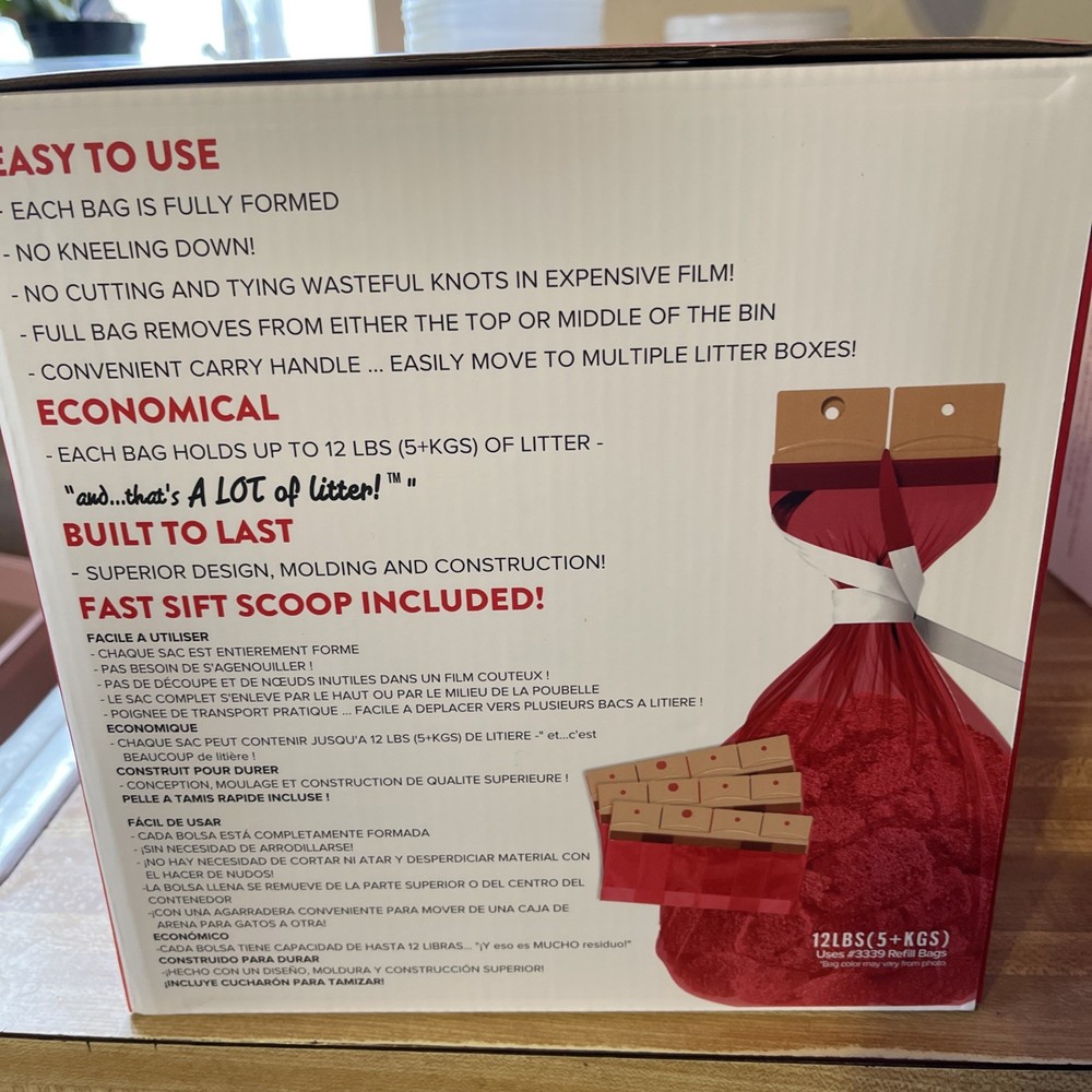 Kitty Twister Litter Disposal System Red Rocket
