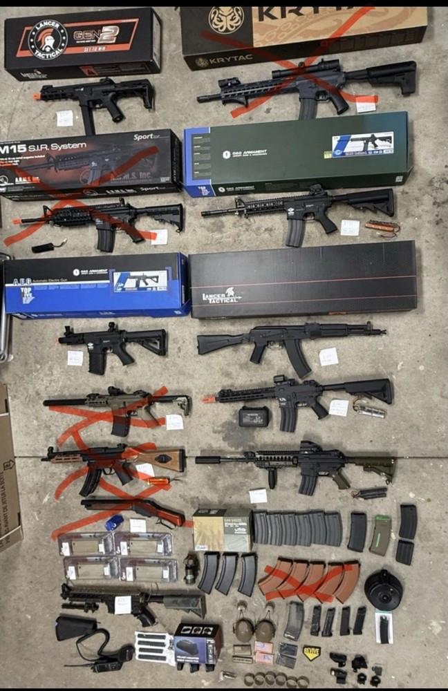 AIRSOFT LOT - Will Part Out !