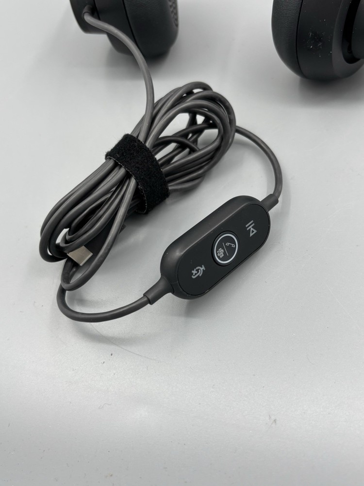 Logitech Zone Wired USB-C Noise Cancelling Headset with USB-A Adapter