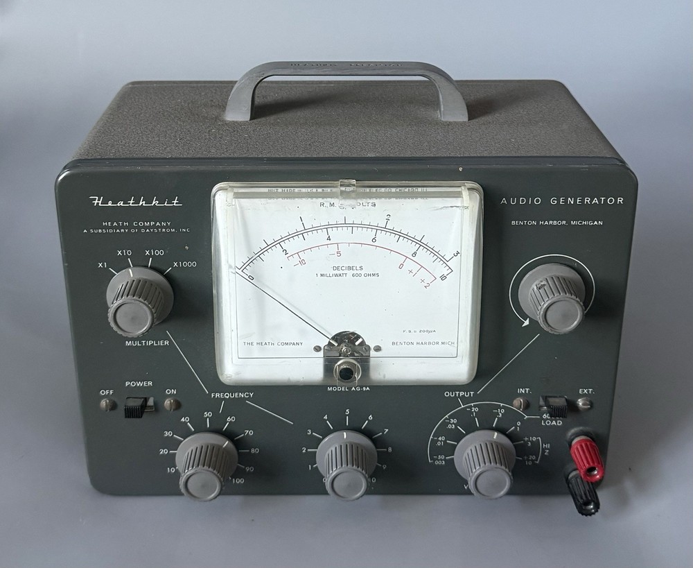 Power Tested Only — Heathkit Audio Generator AG-9A — See Description