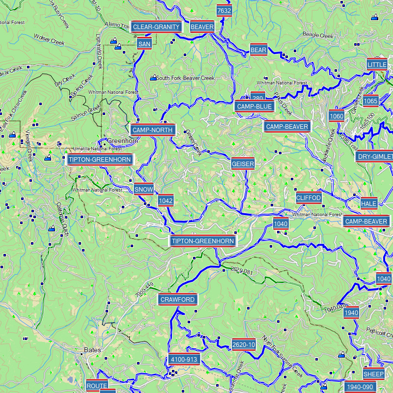 TrakMaps Snowmobile US West - Garmin GPS Map