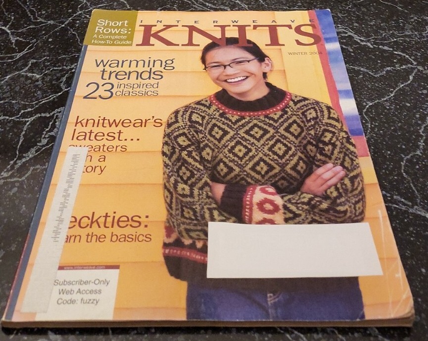 CV2 INTERWEAVE KNITS MAGAZINE, WINTER 2004