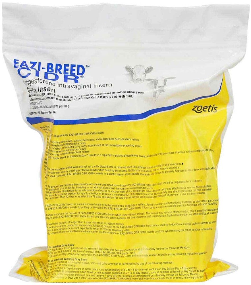 Eazi-Breed CIDR Cattle Insert, 10 ct