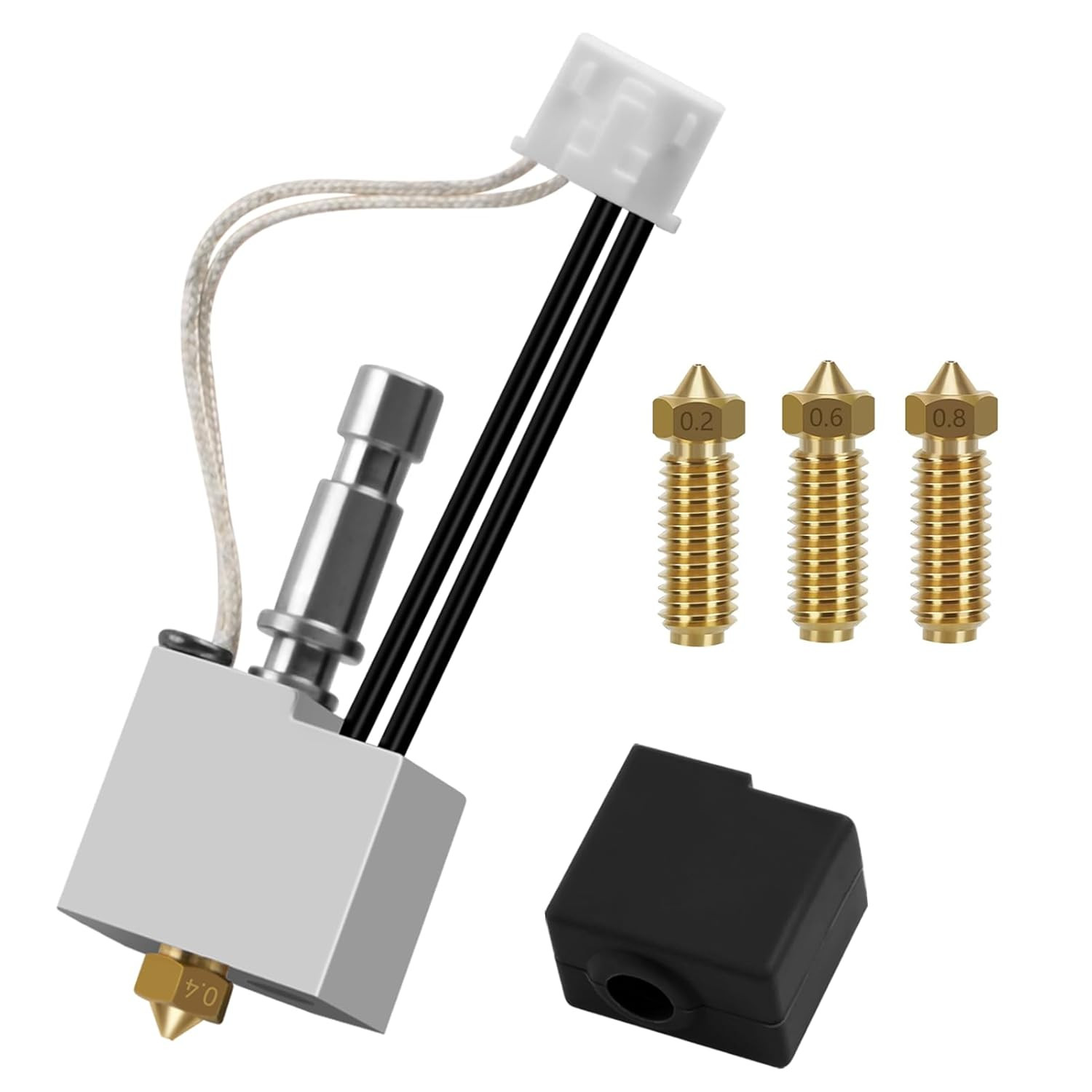 Anycubic Kobra S1 Hotend Kit with Brass Nozzles and Easy Swap Design