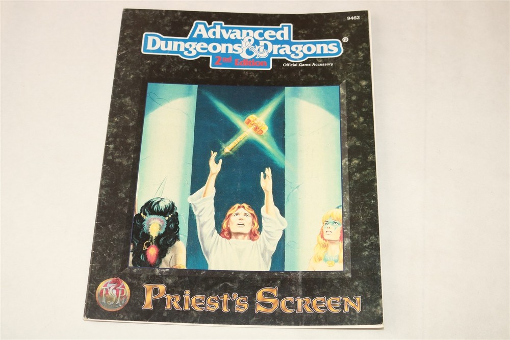 PRIEST'S SCREEN - AD&D Official Game Accessory 9462 Complete