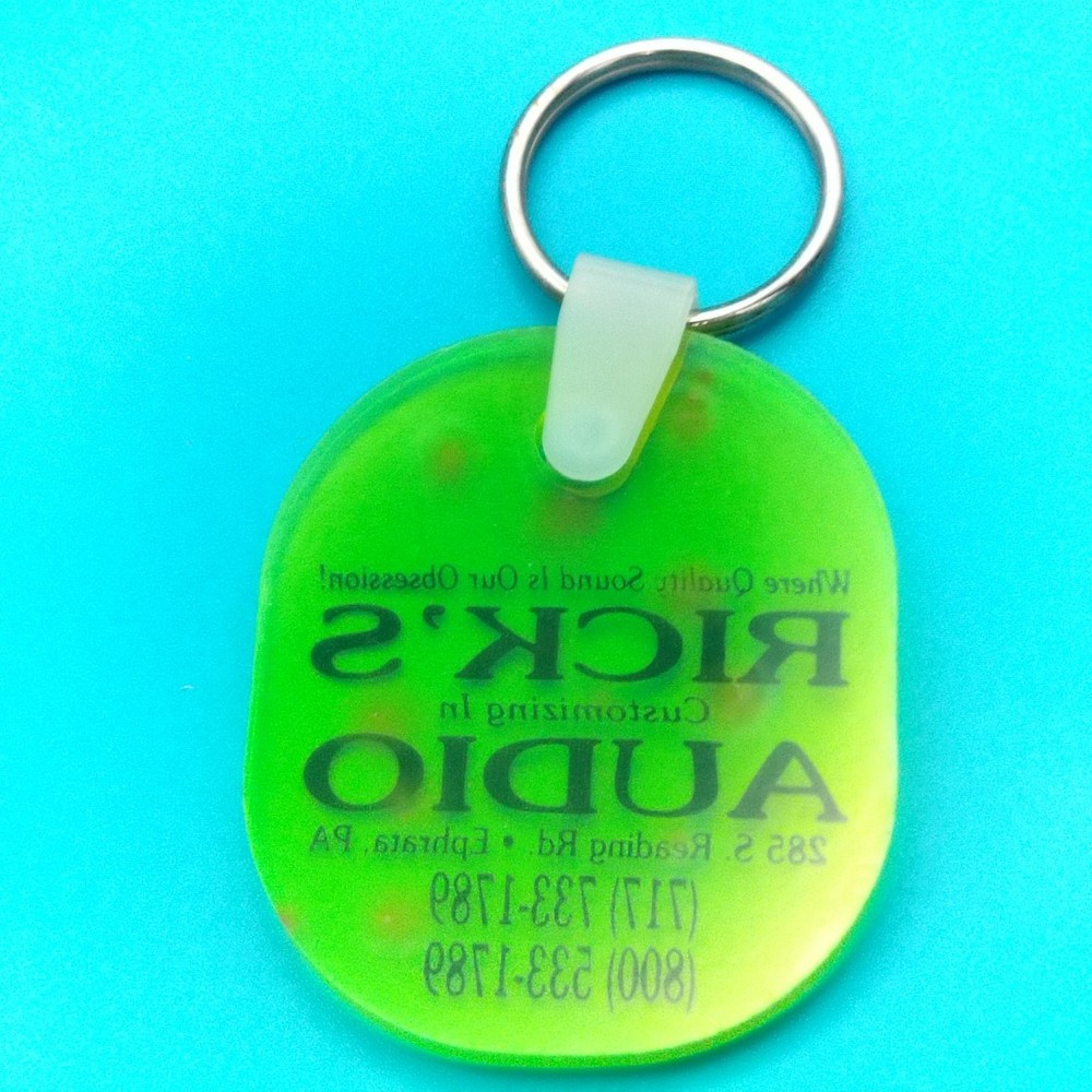 RICK'S AUDIO Ephrata PA Keychain Plastic Split Ring