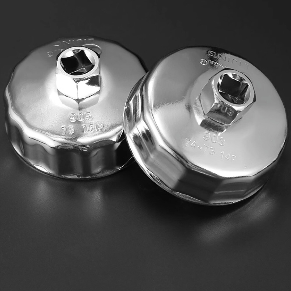 ID 64mm-102mm Oil Filter Cup Cap Wrench Socket Remover Tool For Various Models
