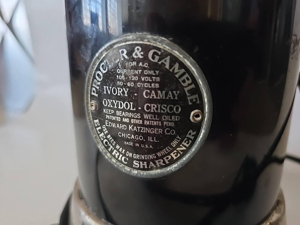 Proctor & Gamble Electric Sharpener Vintage