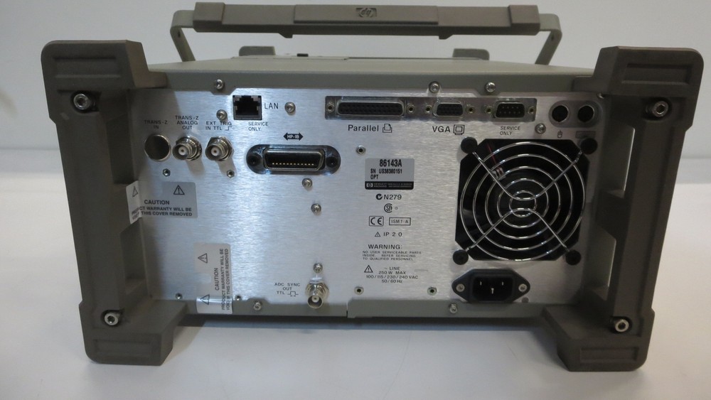 HEWLETT-PACKARD 86143A OPTICAL SPECTRUM ANALYZER