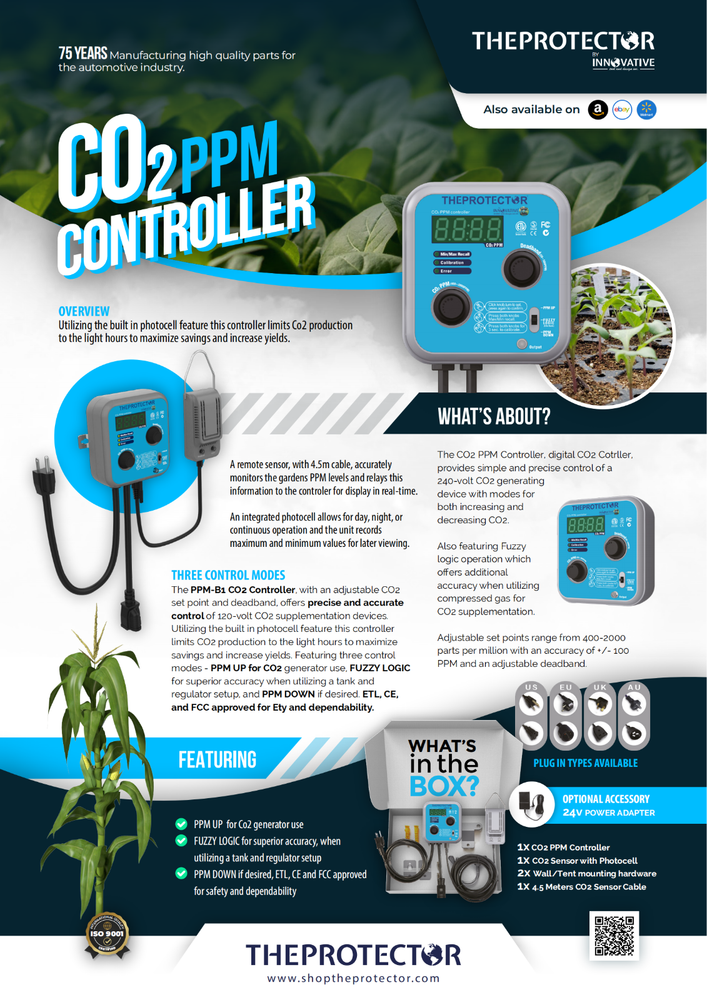 co2 controller, Controller CO2, controller, Co2 Generator control, Regulator