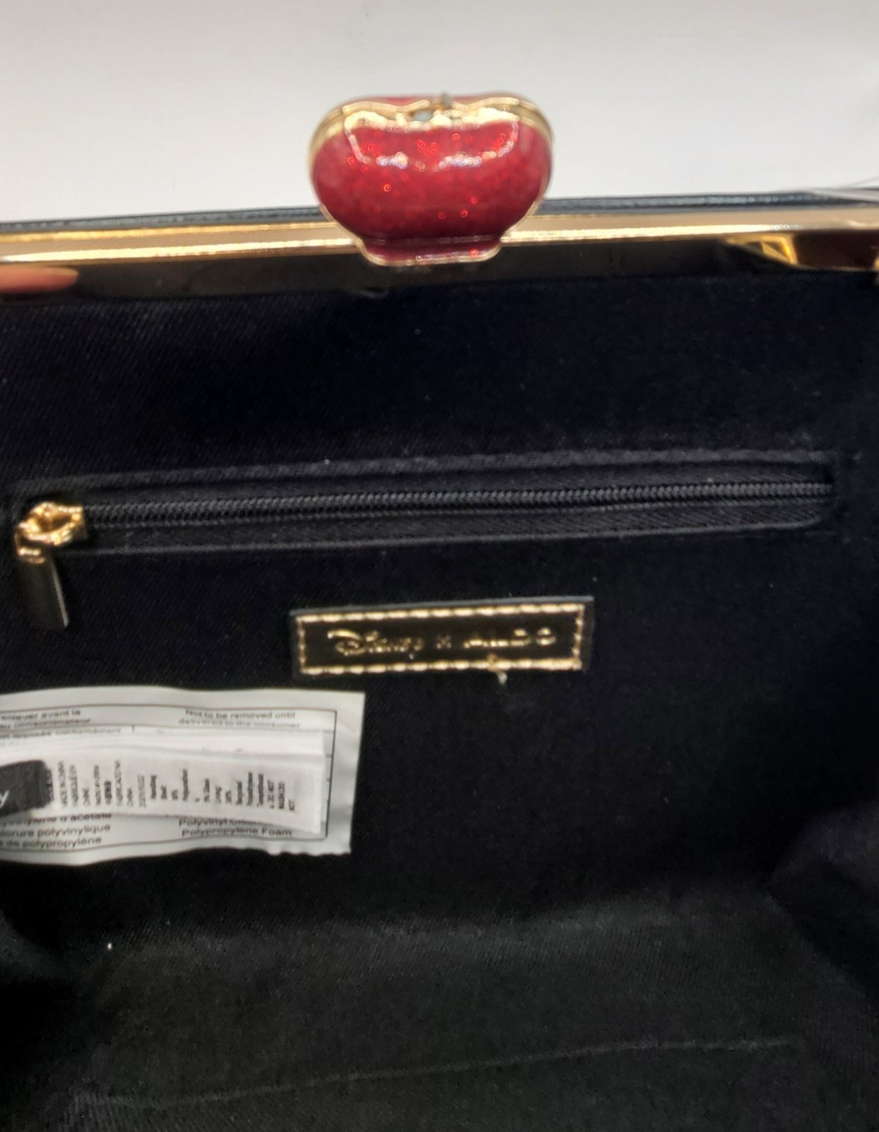 Disney x Aldo Clutch Purse Snow White Mirror Mirror, Disney 100th BlackGold New