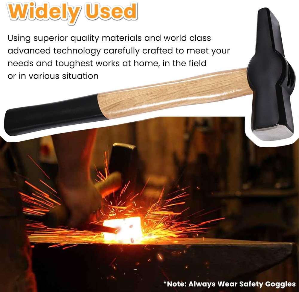 BLACKSMITH HAMMER 0000811-1000 BLADESMITH BLACKSMITHING FORGING HAMMER
