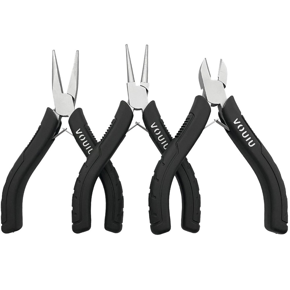 3-Piece Jewelry Pliers Set Jewelry Making Tools
