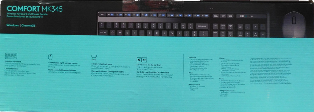 Logitech MK345 Wireless Keyboard & Mouse