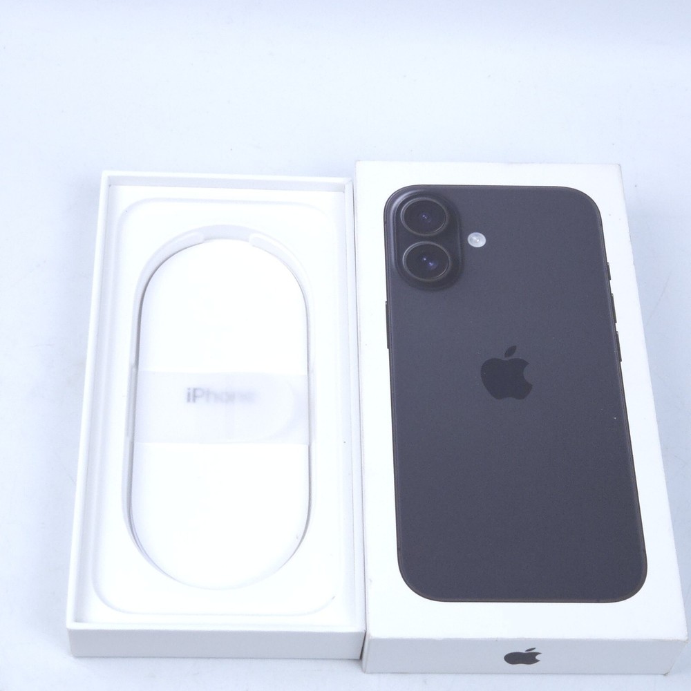 EMPTY BOX Apple A3081 iPhone 16 Black - Empty Box ONLY
