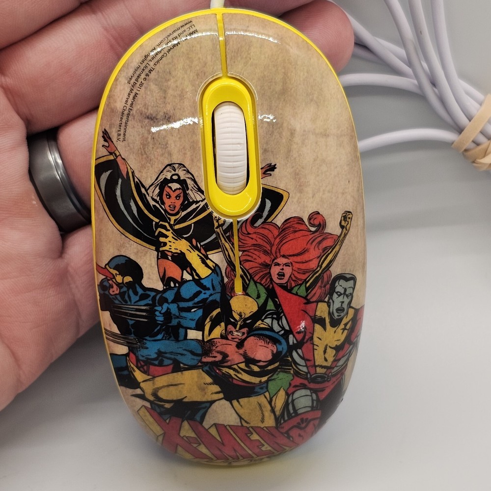 X-Men USB Wired Two Button Optical Mouse Vibe Axcess Wolverine