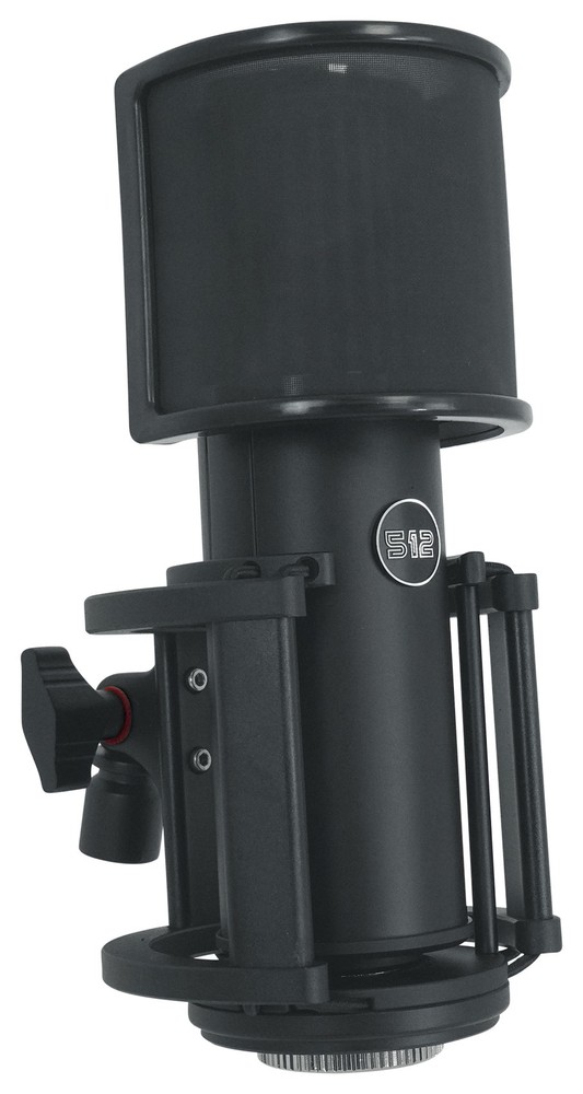 512 Audio Warm Audio Skylight Studio Condenser Microphone+Mic Isolation Shield