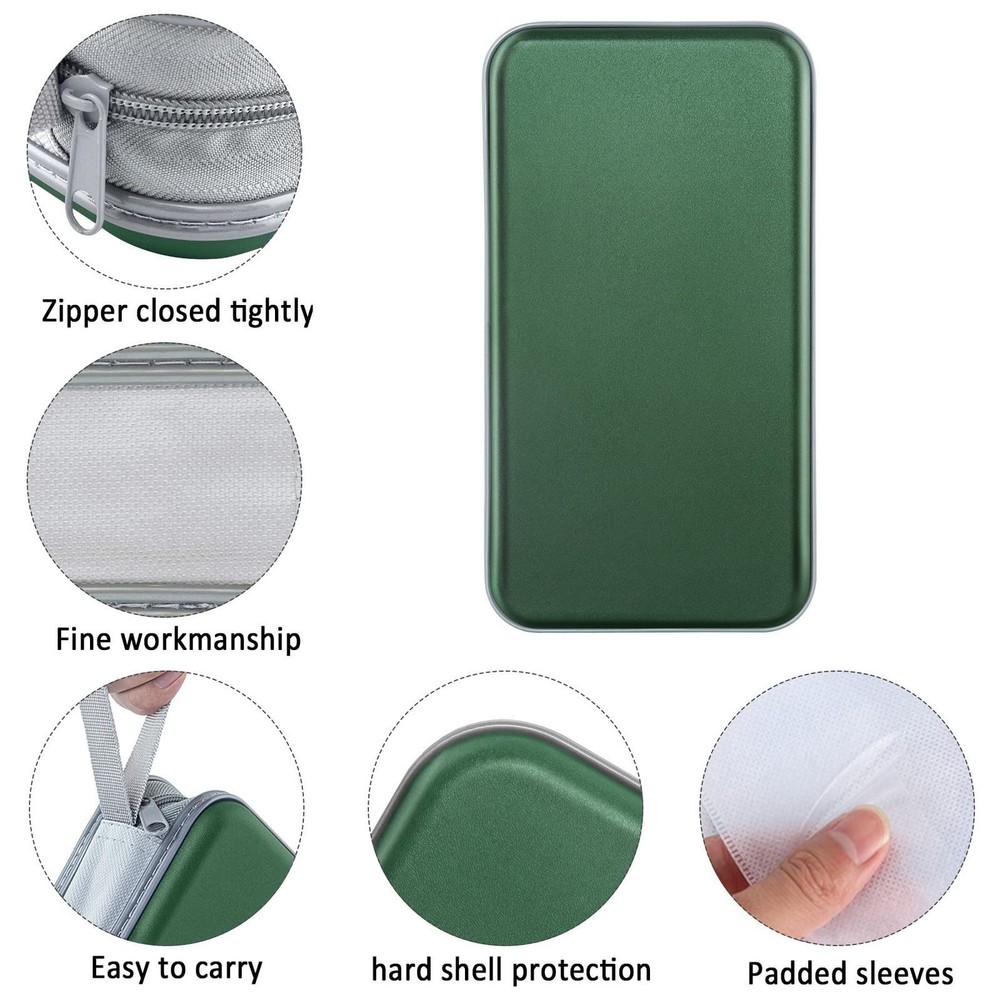 CD Case, Siveit DVD Case Holder 96 Capacity Hard Plastic CD DVD Disc Cases
