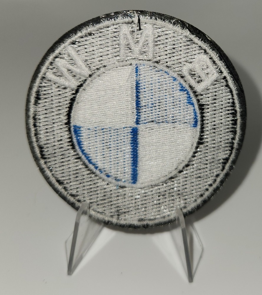 BMW 3" Embroidered Iron On Patch Or Sew On