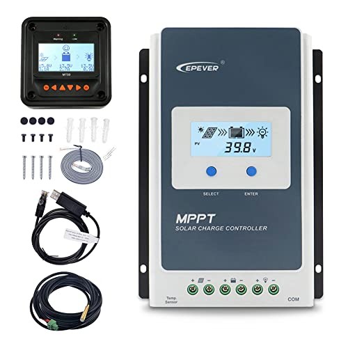 40A Solar Charge Controller MPPT 12V / 24V Auto Max.PV 100V Input 40.0
