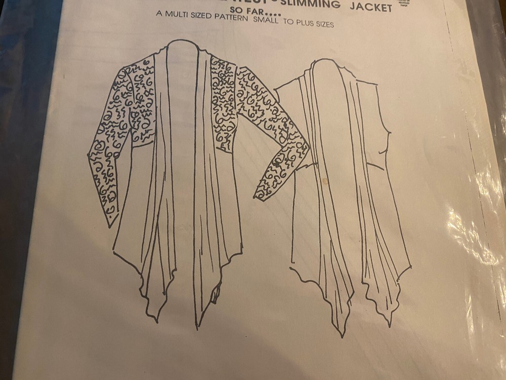 MacPhee Patterns Book Slimming Jacket #66 Sealed Uncut