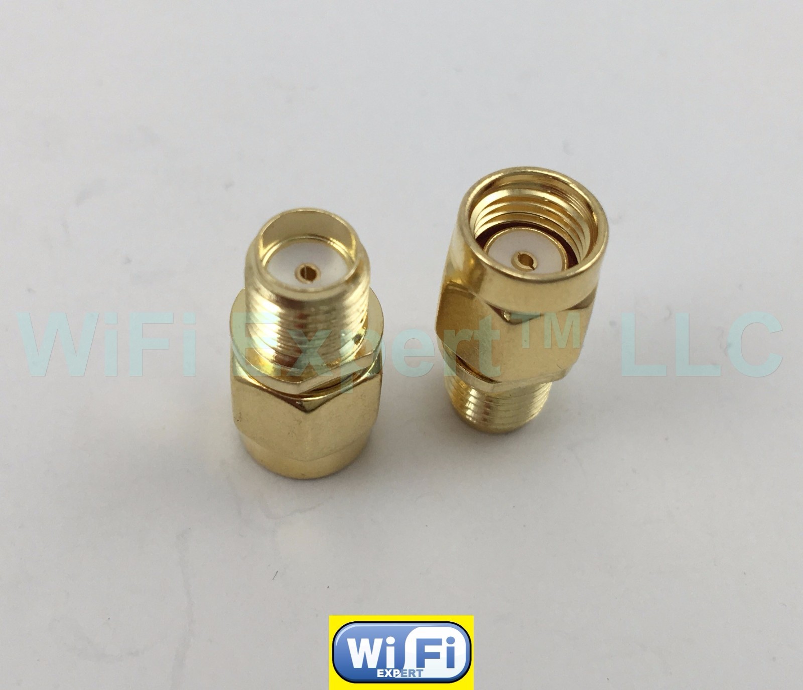 2 x SMA female To RP-SMA Male connect SMA to RP-SMA RF Connector Adapter USA