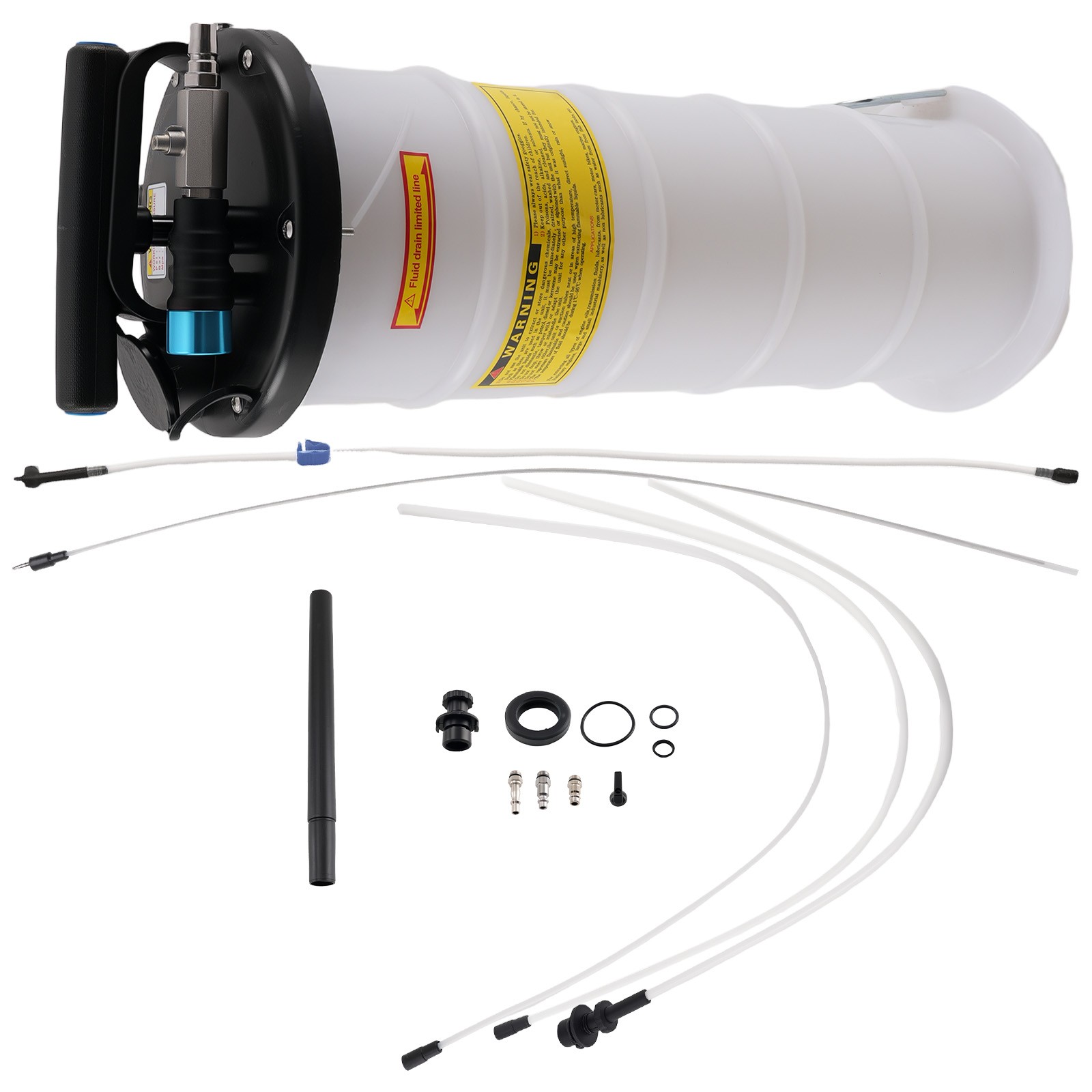 Fluid Extractor Pneumatic or Manual Oil Change Vacuum Pump 1.74Gal/6.5L