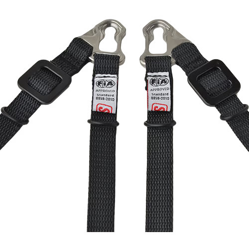 Simpson Racing HSPA Helmet Tether Set - Post Clips - Hybrid Sport Series - Pair