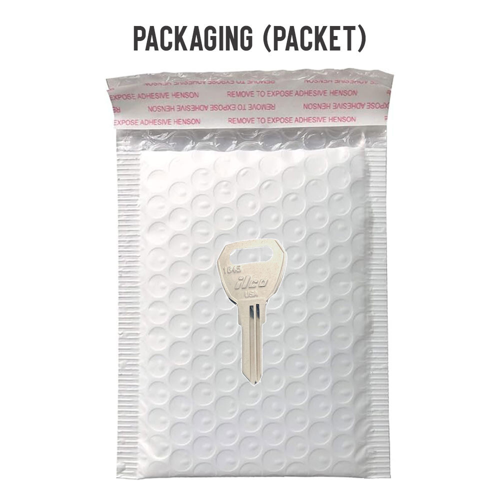 1645 Key Blank – Nickel