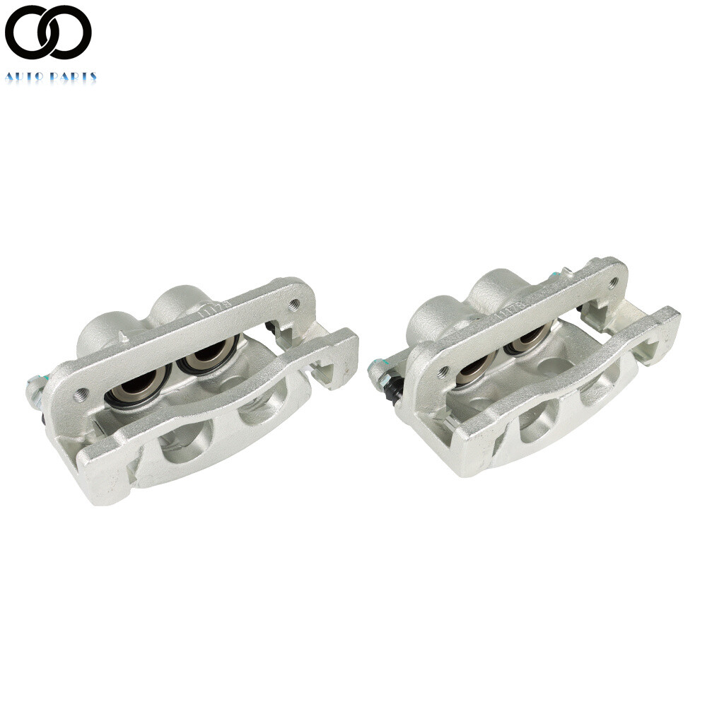 Pair Front Brake Calipers For Chevy Silverado 1500 2008-2018 GMC Sierra Yukon