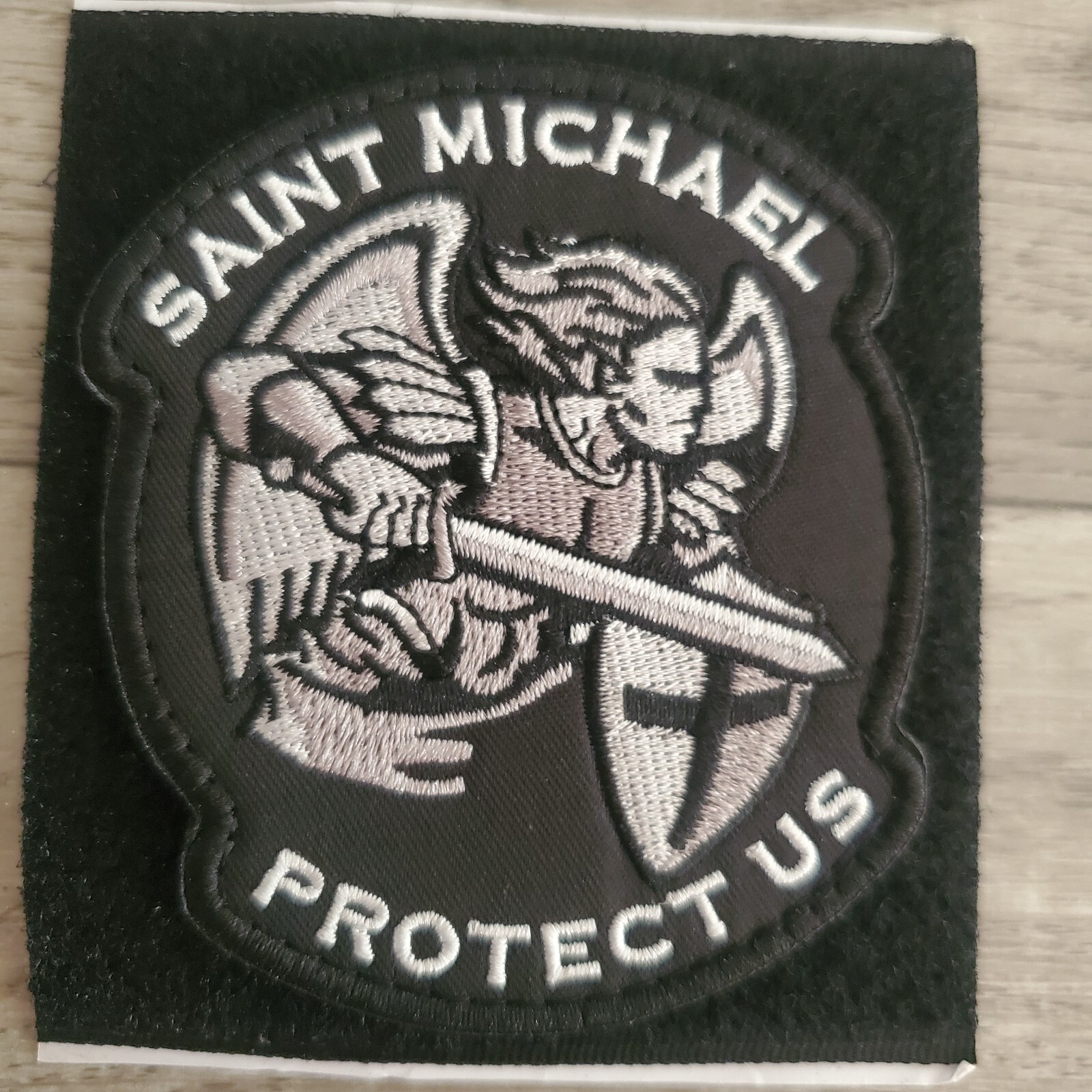 Saint Michael Embroidered Tactical Morale Patch Hook and Loop