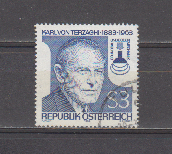 AUSTRIA :  1983 - USED  - SCOTT #  1255