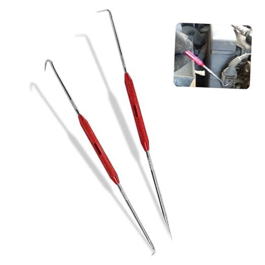 2 PCS Hook & Pick Set - 45° & 90° Tip Marking Tool & Scribe Puller for O