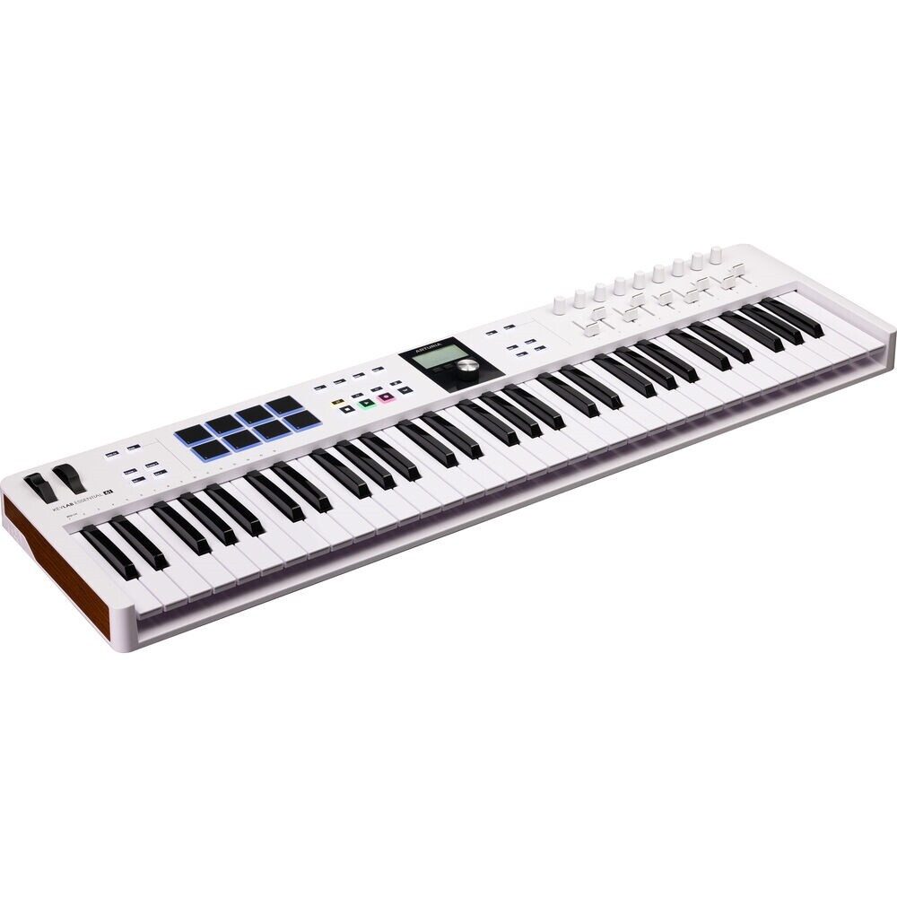 Arturia KeyLab Essential mk3 61-Key Universal MIDI Controller and Software | Whi