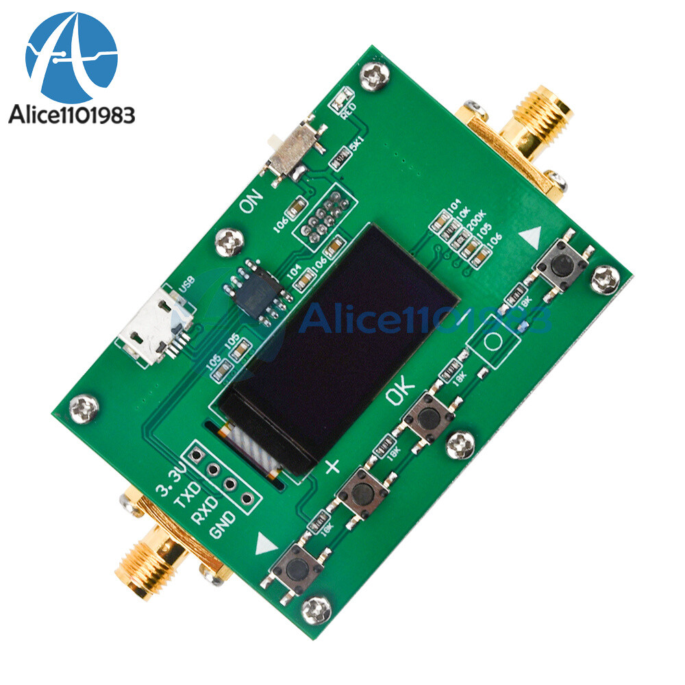 6Ghz RF Digital Attenuator 30DB Step 0.25DB OLED Pogrammable Attenuator Module