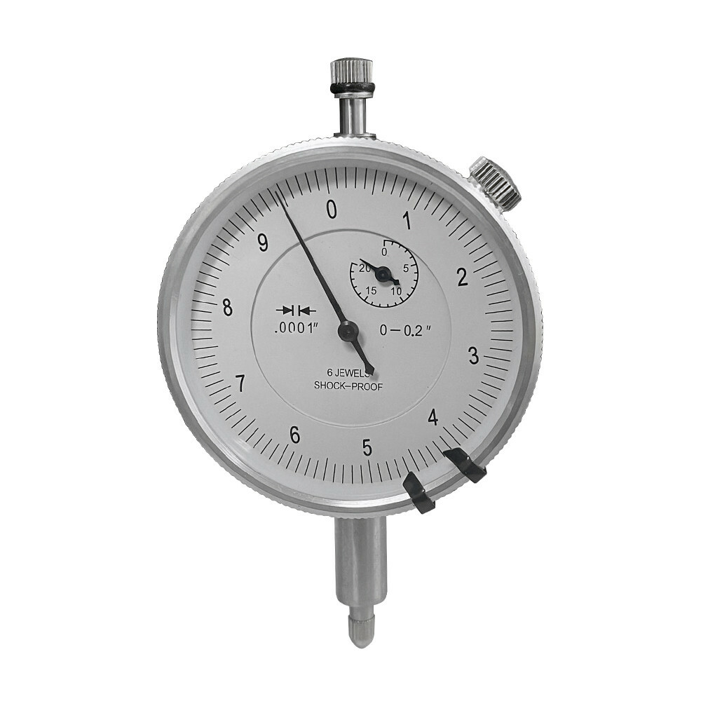 High Precision 0-0.2'' Dial Indicator Lug Back Shock-Proof 0.0001'' Graduation