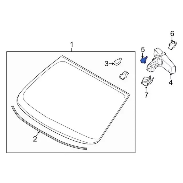 Genuine Ford Rain Sensor LU5Z-17D547-B