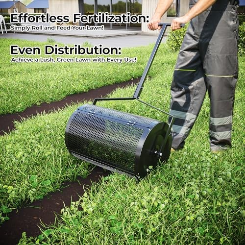 24-Inch All-Purpose Lawn Spreader – Time-Saving Solution for Rapid Compost,