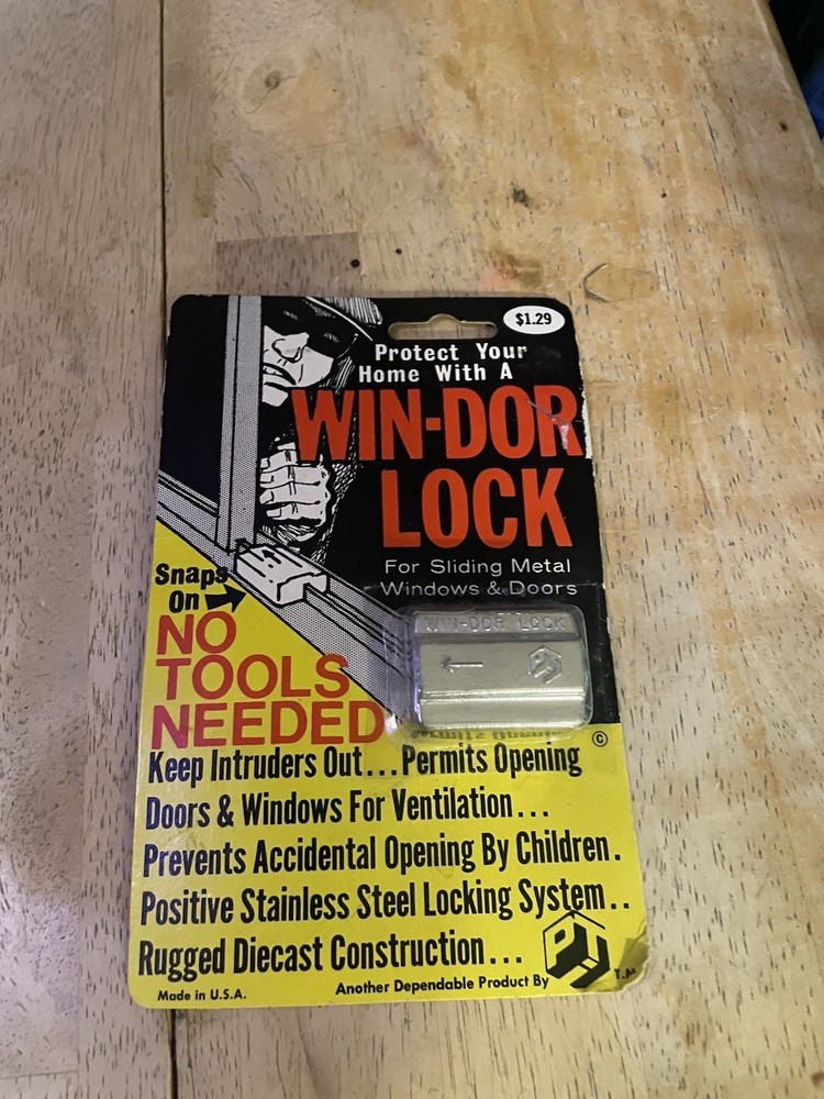 VTG Security Hardware Win-Dor-Loc Packaging Techiques NOS Sealed