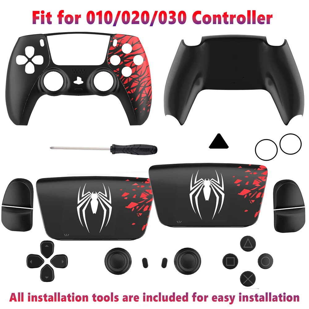 PS5 Spiderman 2 Cover Replacement Shell Playstation 5 Controller Parts