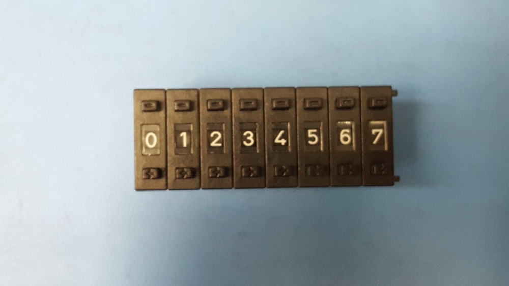 PUSH WHEELSWITCH , SG558 , HARTMAN , PANEL MOUNT 0-7