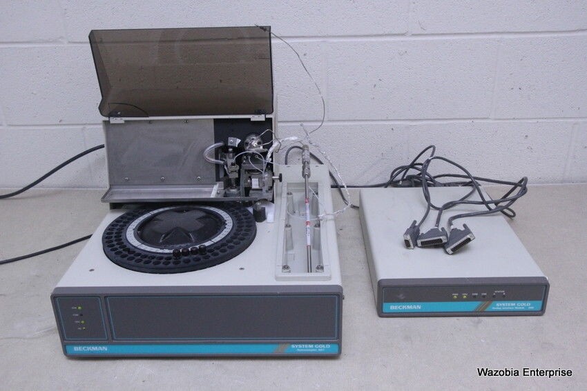 BECKMAN SYSTEM GOLD HPLC AUTOSAMPLER 507 WITH ANALOG INTERFACE MODULE 406