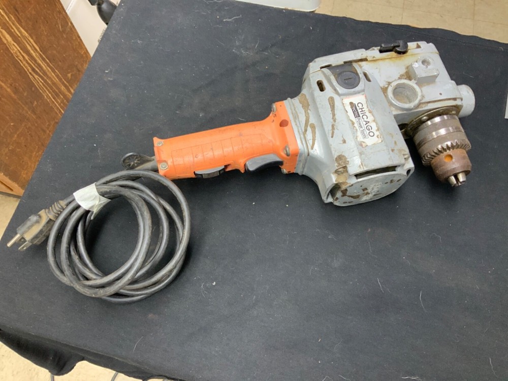 Chicago Electric Power Tools 1/2" Compact Right Angle Drill 44790