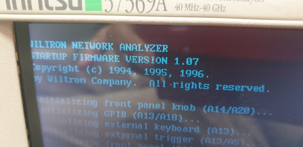 Anritsu 37369A Vector Network Analyzer, Opt 2A/10