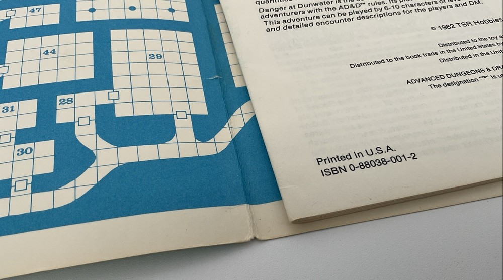 [AD&D] U2 Danger at Dunwater (1982) VG+