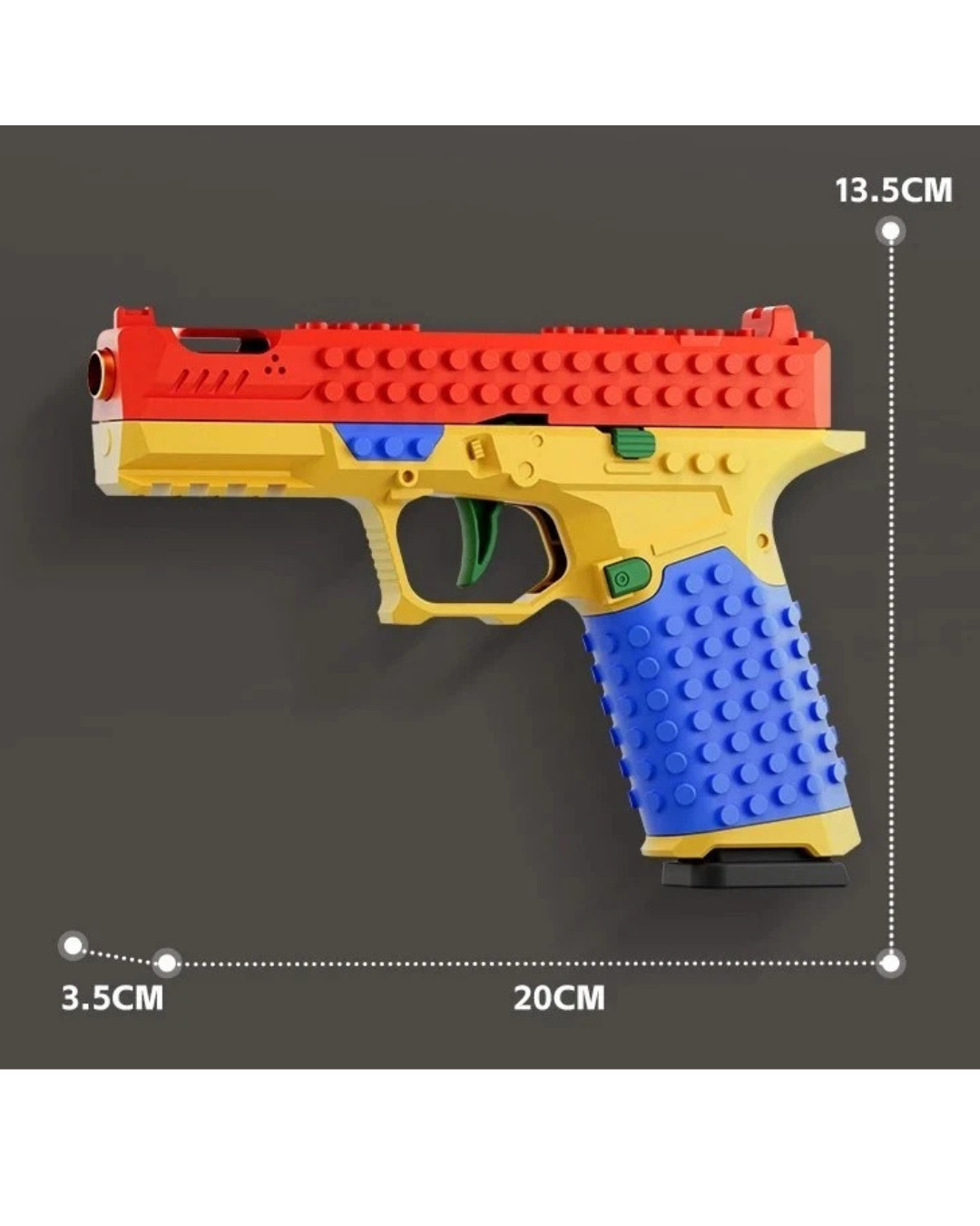 Working Building Bricks Blocks Gun Set Shooting Toy blaster firearm (not lego)