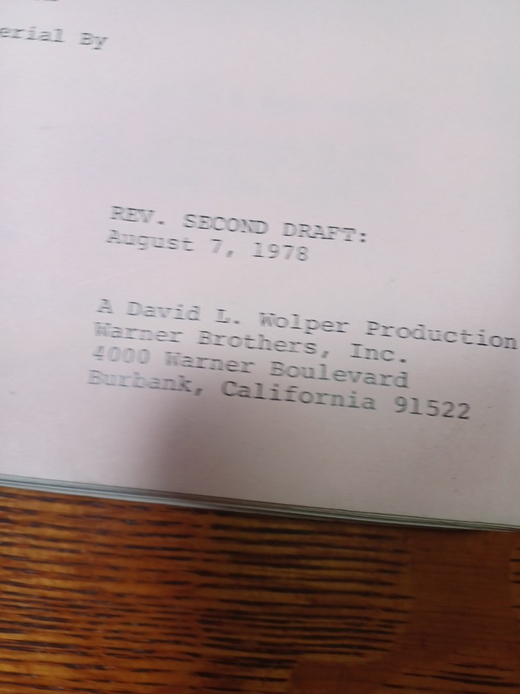 1978 ORG Script " Roots the Next Generation " Show # 5 JRR37
