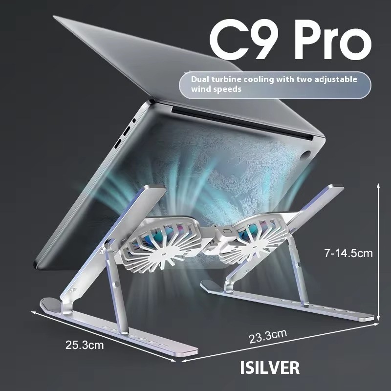 Adjustable Aluminum Laptop Stand Foldable Cooling Riser for MacBook Samsung Dell