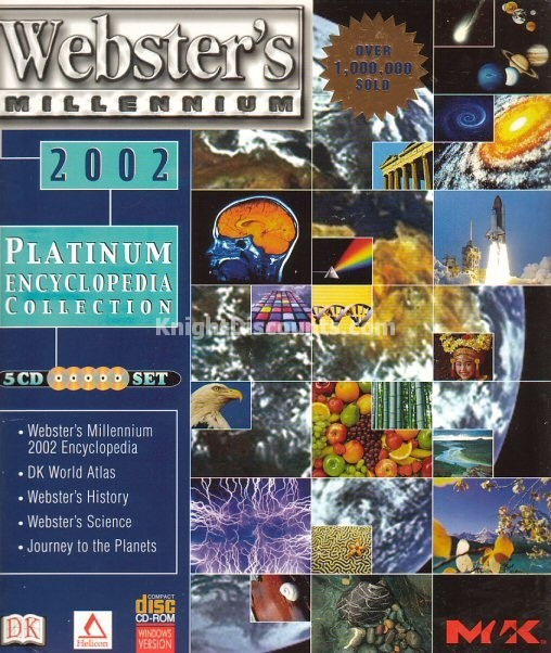 Websters Millenium PLATINUM ENCYCLOPEDIA x5 CDs NEW Box