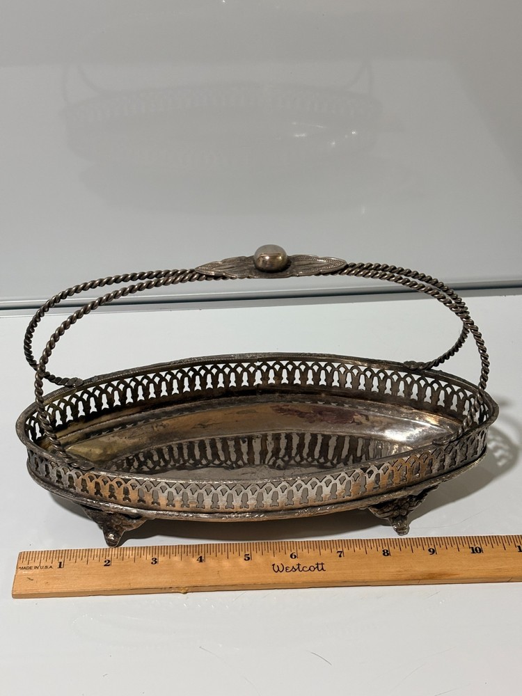 silverplate vanity tray